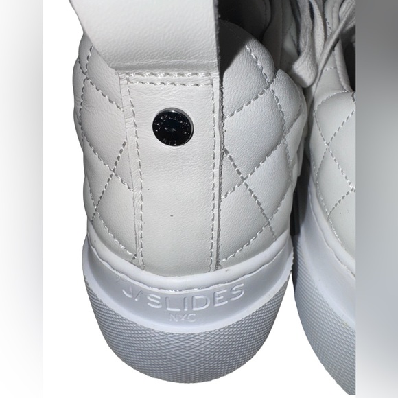 Wrn 1X J SLIDES leather Aimee platform sneakers women’s tennis shoes size 9 - Picture 13 of 15